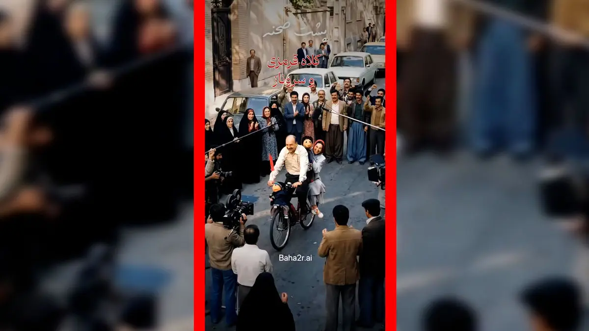 فیلم پشت صحنه دیده نشده کلاه قرمزی و سروناز