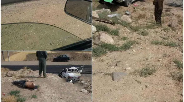 تصادف خونین در جاده درحال احداث  آلوارس