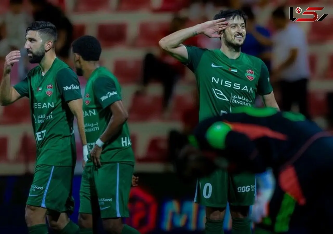 پیروزی الاهلی با دبل سردار آزمون
