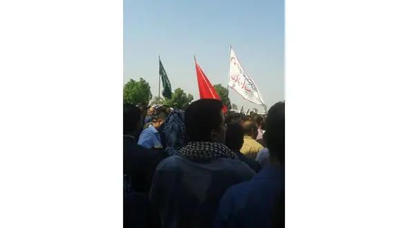  مراسم عزاداری برای یک شیخ در خوزستان بدون تیراندازی + عکس