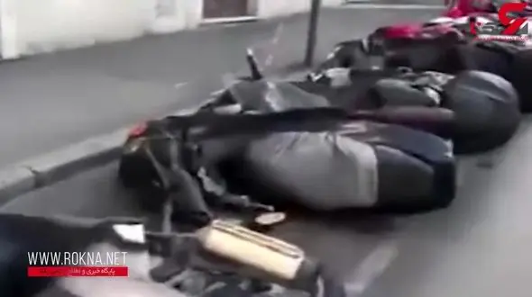 موتورسوارانی که یک شهر را به هم ریخته‌اند + فیلم