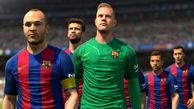 مقایسه چهره بازیکنان بارسلونا در واقعیت و بازی PES 2018 +فیلم