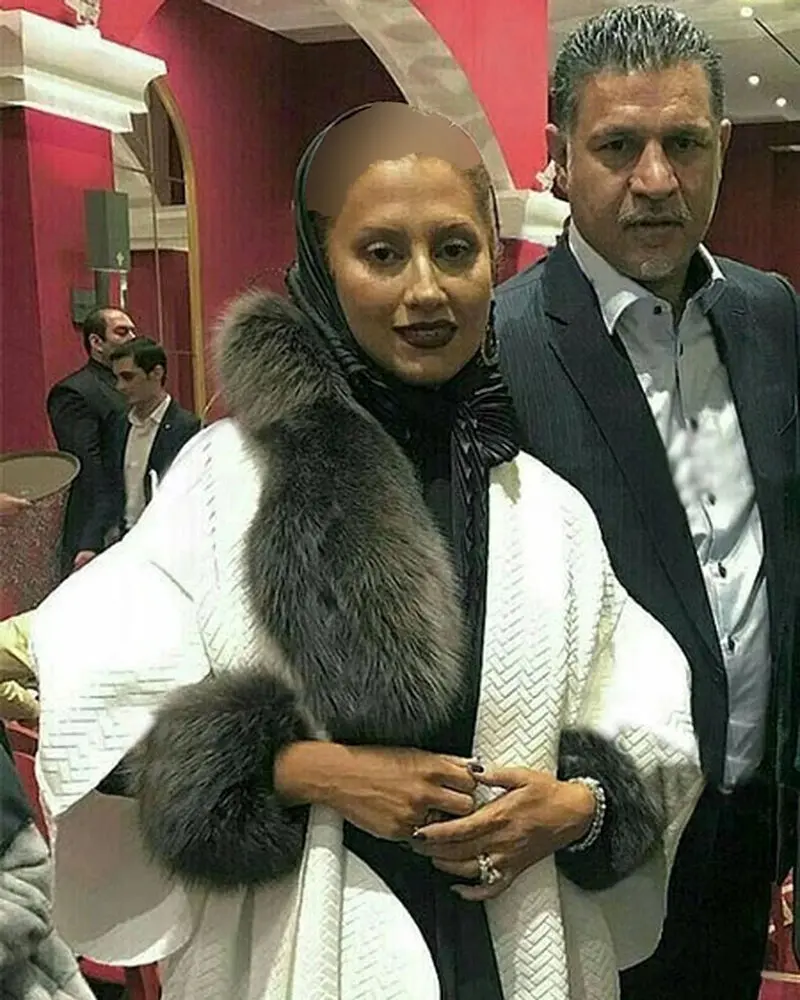 علی دایی و همسرش 
