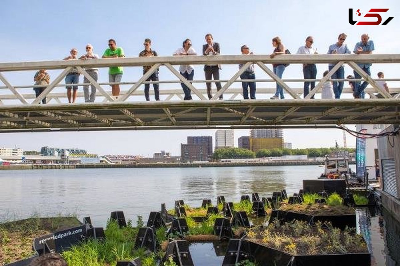 ساخت پارک شناور با زباله های بازیافتی در هلند