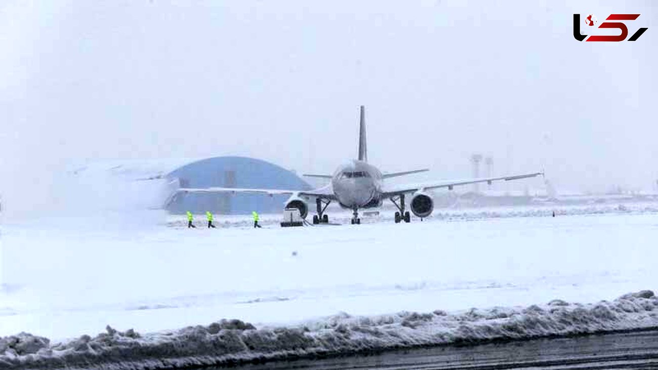 آخرین وضعیت پروازهای ۲ فرودگاه پایتخت در نخستین برف پاییزی + جزئیات
