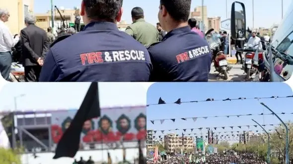 گزارش تصویری مراسم تشییع پیکر سردار شهید زاهدی