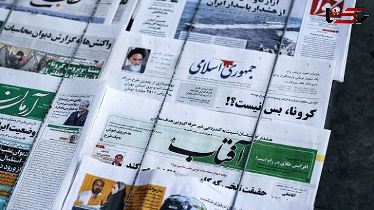 Headlines of Iran’s Persian-language dailies on Jan. 11