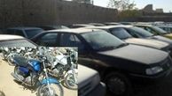 توقیف 74 دستگاه خودرو و موتورسیکلت متخلف در خرم آباد 