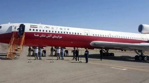  باز شدن در هواپیمای تهران، ایلام هنگام پرواز !