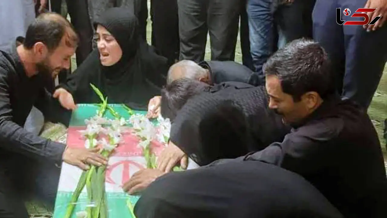 وداع با پیکر مرزبان شهید محمد مهدی احمدی در بجنورد/  تشییع شهید فردا انجام می‌شود