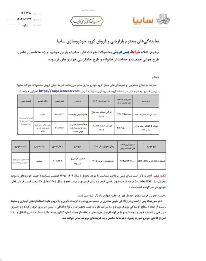 شرایط فروش کوییک