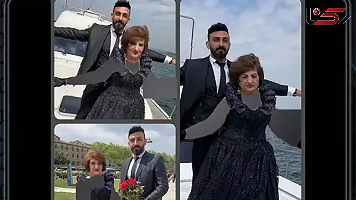 عکس ها / ازدواج پسر ایرانی با پیرزن 90 ساله انگلیسی : من عاشقشم بخاطر ثروتش باهاش ازدواج نکردم و ... / عاشقانه های تایتانیکی که ...