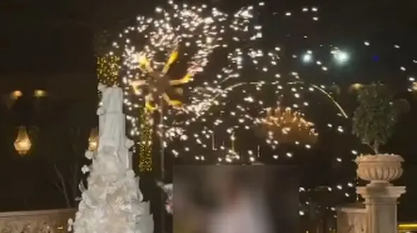 فیلم پربازدید عروسی فوق مجلل و تریلیاردی آقازاده ایرانی در اوج بحران اقتصادی مردم ! /  خانم بلاگر معروف دعوت بود و جهانی اش کرد !