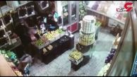 فیلم سرقت نافرجام از میوه فروشی در گلپایگان
