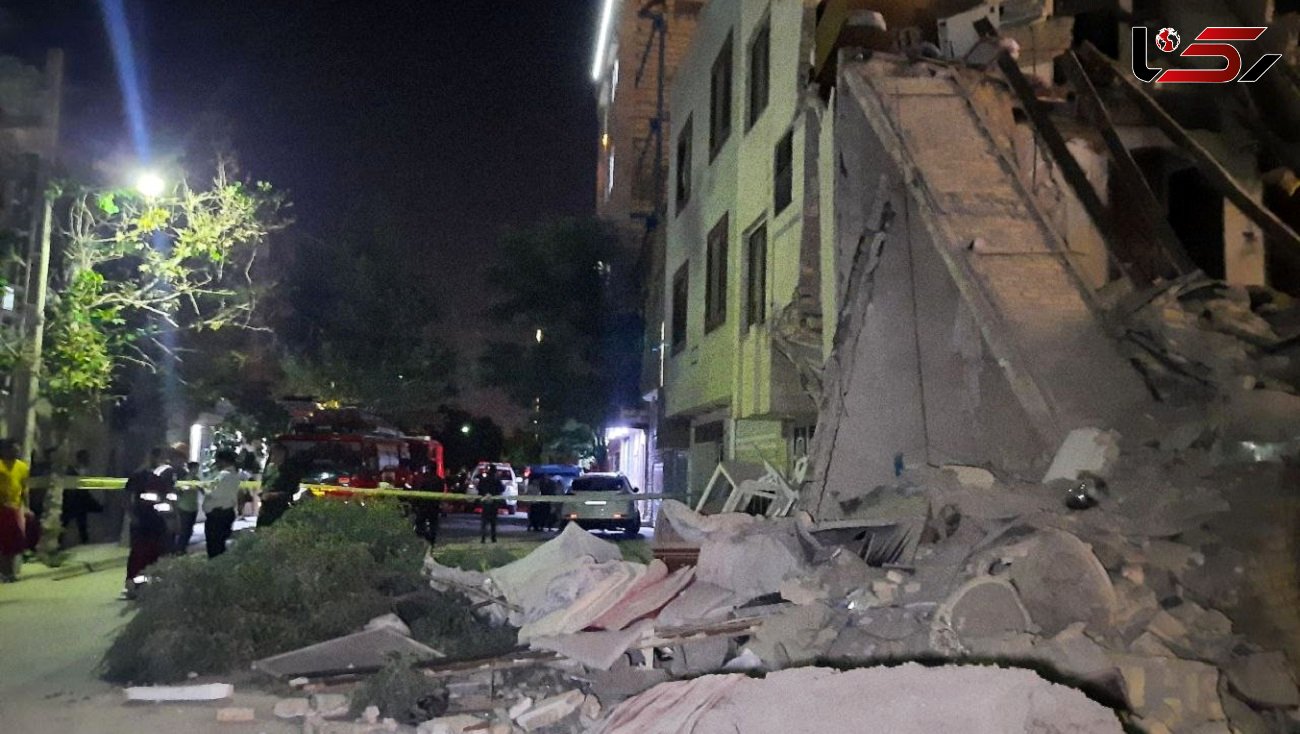گوددبرداری غیراصولی خانه 3 طبقه را در بولوار توس مشهد فرو ریخت + عکس