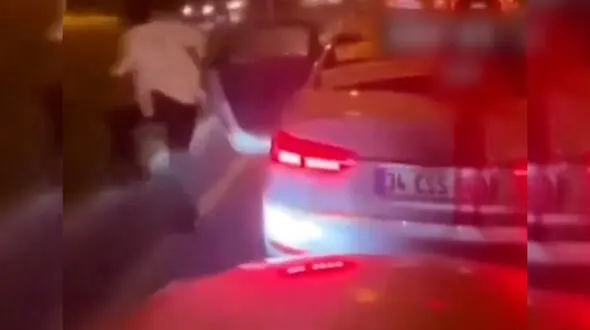 فیلم فرار عجیب داماد از کاروان عروسی ! / همه میهمانان شوکه شدند !