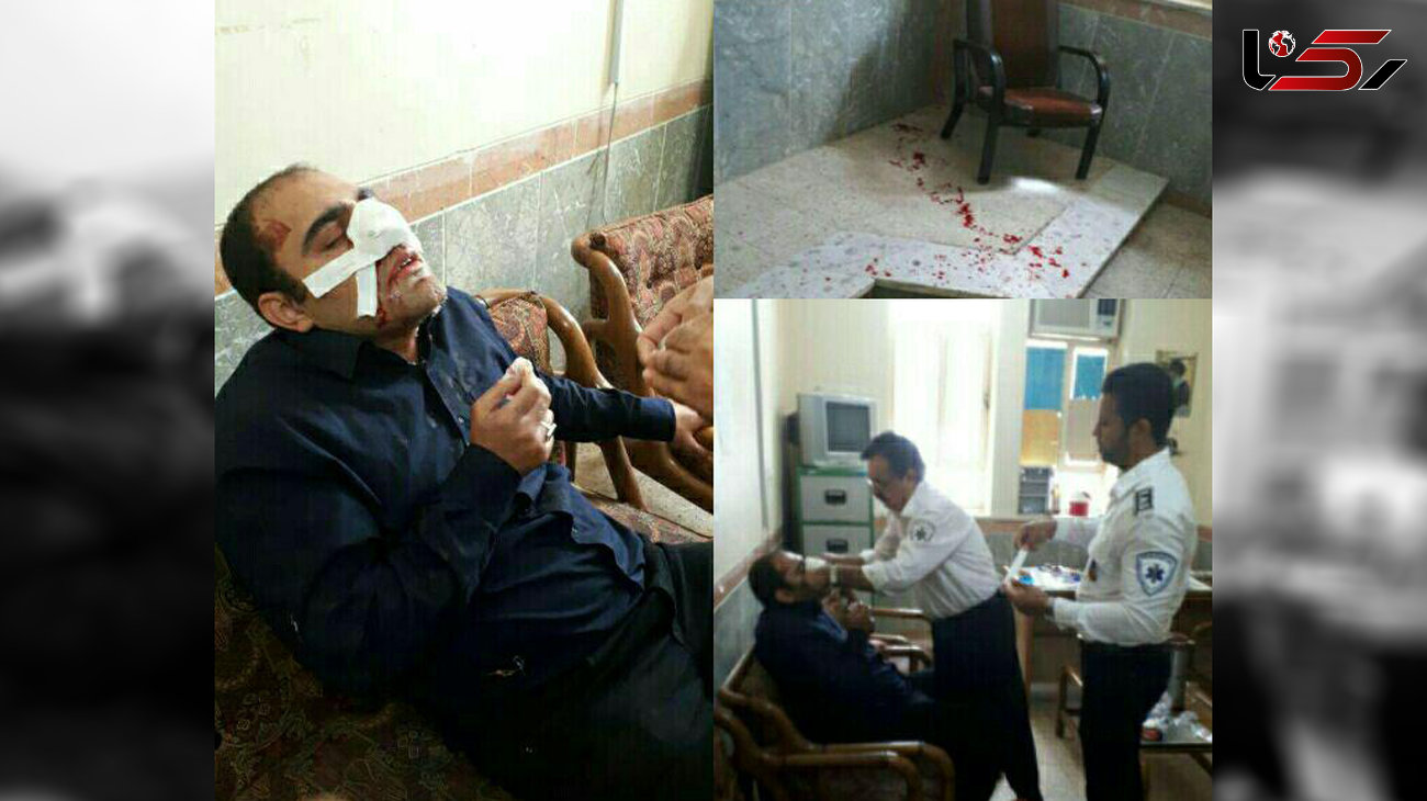 ضرب و شتم وحشتناک معلم توسط والدین دانش آموز/ در خوزستان رخ داد+ عکس