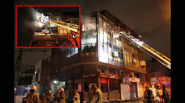 بو دار ترین آتش سوزی در پامنار!