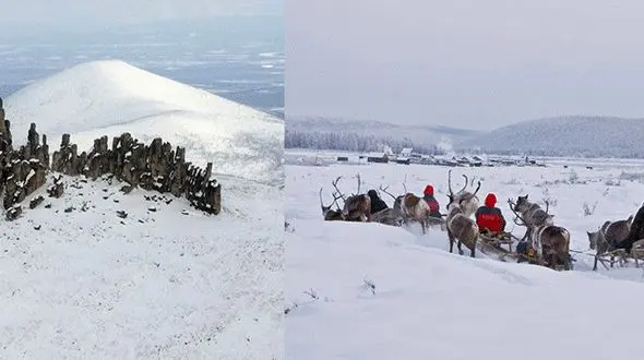 شهری یخبندان معروف به قطب سیبری 