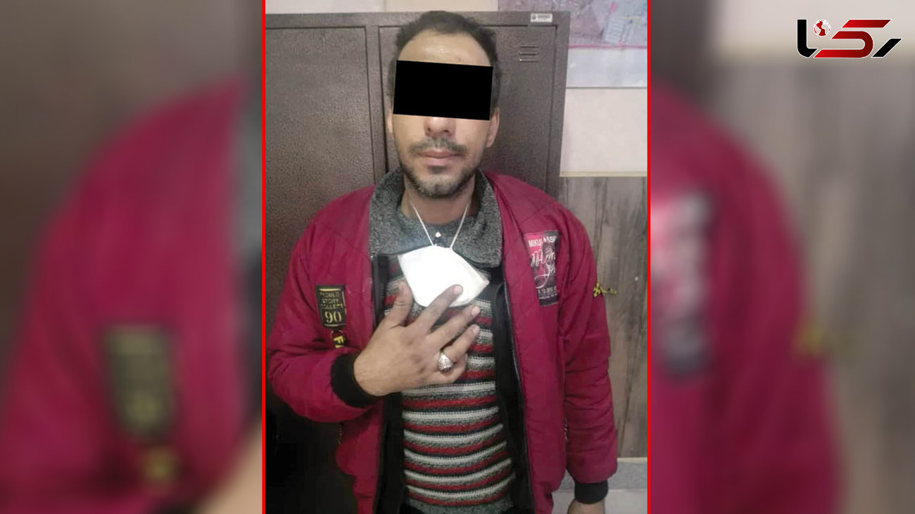این مرد سارق خشن دانش آموزان مشهدی است / او با چاقو به جان پسربچه ها می افتاد + عکس