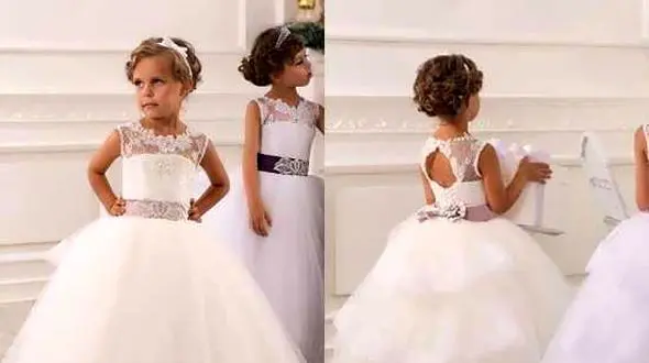 مدل لباس عروس جدید برای دختر خانم های خردسال +تصاویر  