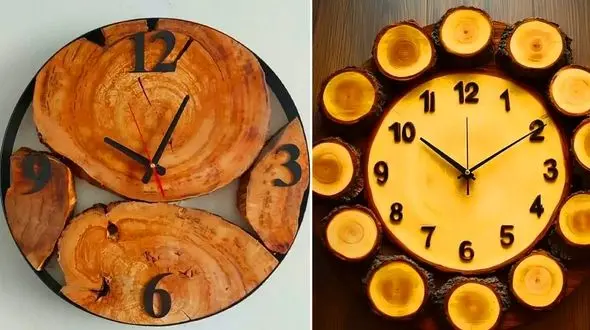 شیک ترین مدل های ساعت دیواری روستیک چوبی برای خانه ای متفاوت + 15 انتخاب