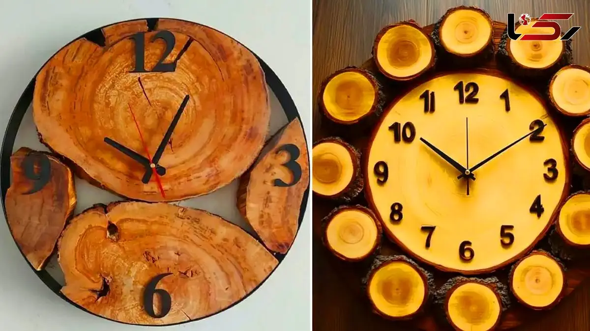 شیک ترین مدل های ساعت دیواری روستیک چوبی برای خانه ای متفاوت + 15 انتخاب