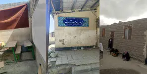 2 سال تحصیل زیر آفتاب/ مدرسه‌ای در روستایی در سیستان و بلوچستان هنوز سقف ندارد