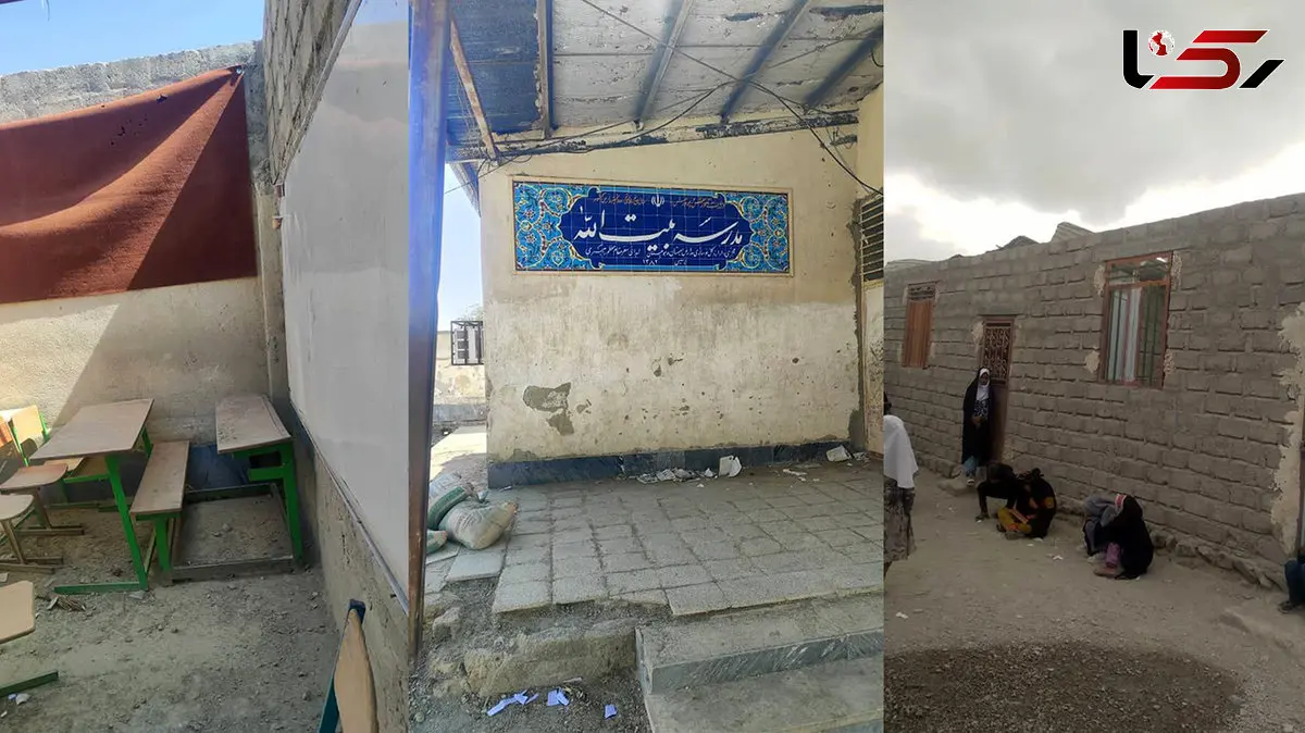 2 سال تحصیل زیر آفتاب/ مدرسه‌ای در روستایی در سیستان و بلوچستان هنوز سقف ندارد