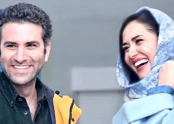 عکس / رونمایی از  عکس عروسی  هوتن شکیبا، حبیب سریال لیسانسه ها/ لباس عروس زیبای همسر حبیب در کت و شلوار متفاوت ..