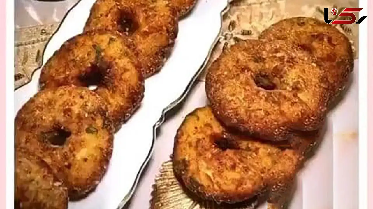 دونات مرغ یک غذای خوشمزه 