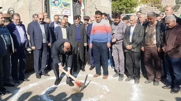 کلنگ گازرسانی به 7 روستای الموت غربی بر زمین زده شد