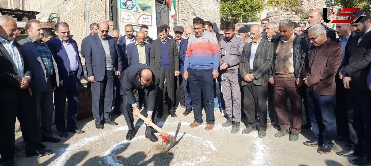 کلنگ گازرسانی به 7 روستای الموت غربی بر زمین زده شد