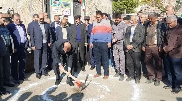 کلنگ گازرسانی به 7 روستای الموت غربی بر زمین زده شد