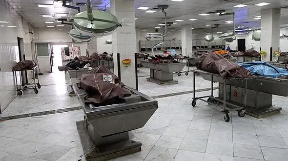 ارجاع بیش از ۱۲ هزار جسد به پزشکی قانونی