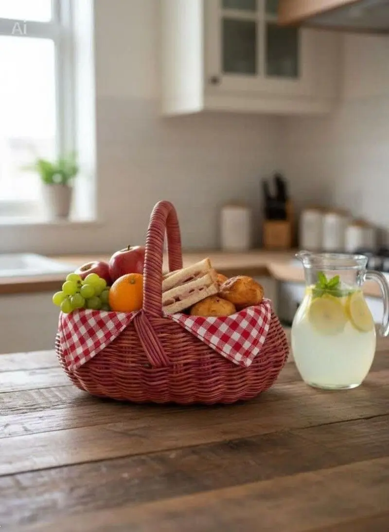 مدل سبد حصیری برای میوه عکس ها