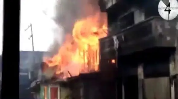 فیلم لحظه بمباران داعش +عکس