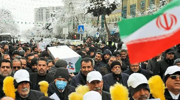 پیکر 2 شهید مدافع امنیت در مشهد تشییع شد