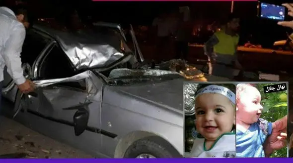 مرگ دردناک یک کودک به خاطر سقوط درخت در پارک جنگلی نور +عکس