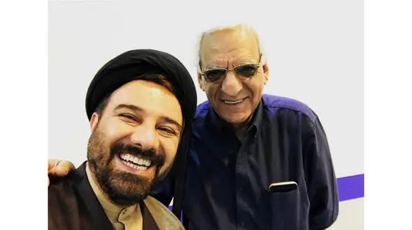 عکسی متفاوت از برزو ارجمند و کیومرث پوراحمد 