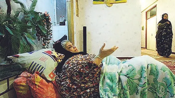 عکس قبل از مرگ لیلا زن 350 کیلویی ایران + جزئیات زندگی و ماموریت آتش نشانان