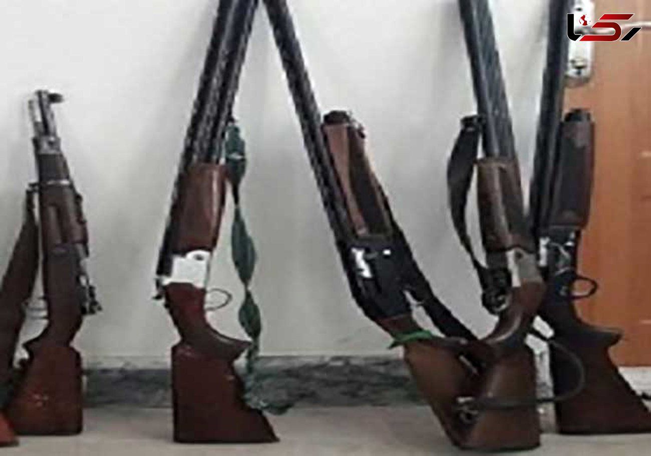 کشف 66 قبضه اسلحه غیرمجاز درگلستان