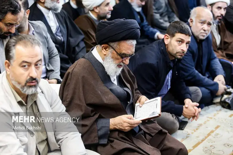 مراسم ختم پسر حجت‌الاسلام کاظم صدیقی در قم