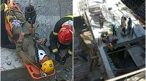 کارگر تبعه افغانستانی در محل گودبرداری سقوط کرد!