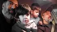 فیلم آواز احساسی محمود کریمی با نوه و بچه ها داخل ماشین
