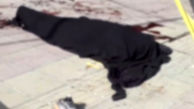قتل زن کرجی وسط خیابان با قمه شوهرش ! + عکس صحنه جنایت