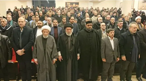 مراسم اربعین شهید قاسم سلیمانی در لبنان برگزار شد