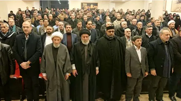 مراسم اربعین شهید قاسم سلیمانی در لبنان برگزار شد