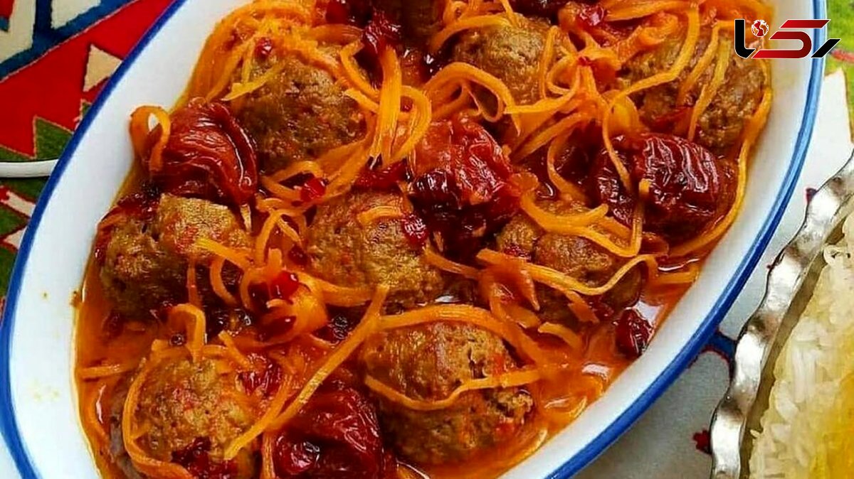 خورش آلو هویج تبریزی خوشمزه ترین گزینه برای ناهار 