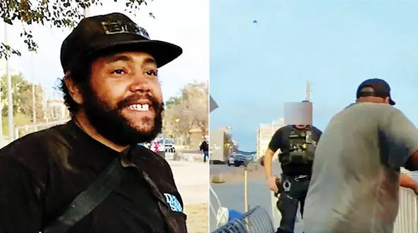  مرگ مرد بی‌خانمان مقابل چشمان 3 پلیس بی رحم / ماموران لحظه به لحظه مرگ او را دیدند + عکس